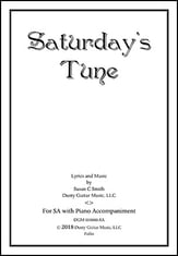 Saturday's Tune SA choral sheet music cover